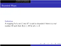 Bounded Maps