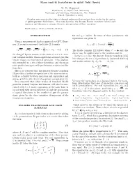 Mass Matrix Transforms in Qubit Field Theory