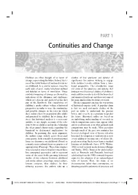 Continuities and Change