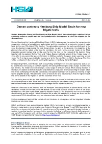 Damen Contracts Hamburg Ship Model Basin for New Frigate Tests