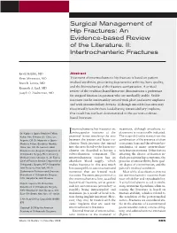 Intertrochanteric Fractures