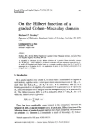 On the Hilbert Function of a Graded Cohen-Macaulay Domain