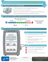Storage Best Practices for Frozen Vaccines-Fahrenheit