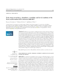 Early Stages of Anchovy: Abundance, Variability and Larval Condition at the Fixed Coastal Station EPEA Between 2000-2017