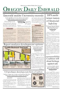 Emerald Audits University Records DPS Audit