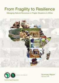 From Fragility to Resilience: Managing Natural