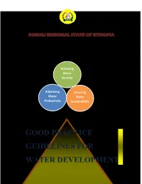 Good Practice Guidelines for Water Development
