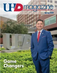 UHD Magazine’S Spring 2020 Issue