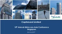 10Th Annual Dbaccess Conference Singapore