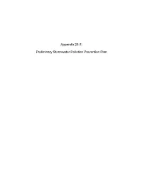 Appendix 23-3. Preliminary SWPPP.Pdf