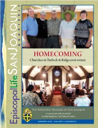 Homecoming Churches in Turlock & Ridgecrest Return