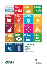 Lombardy Report 2019 Summary