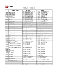 Program Guide 2019