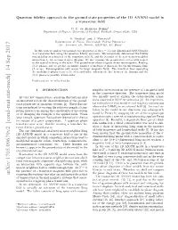 Quantum Fidelity Approach to the Ground State Properties of the 1D