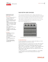 Sun Netra 6000 Modular System