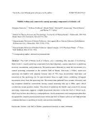 Fidelity Within and Connectivity Among Spawning Components of Atlantic Cod