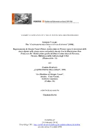 Vasari's Castration of Caelus: Invention and Programme