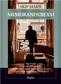 Memorandum Xxi Skip Sempé • Memorandum Xxi Memorandum • Sempé Skip