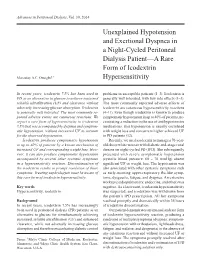 Unexplained Hypotension and Exertional Dyspnea in a Night-Cycled Peritoneal Dialysis Patient—A Rare Form of Icodextrin Macaulay A.C