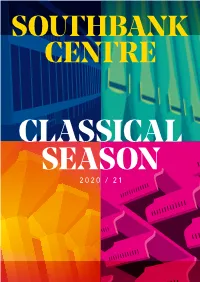 Classical Season 2020 / 21