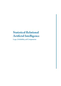 Statistical Relational Artificial Intelligence