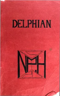 T/Iedelphi an an a N N U a L Published by the S T U D E Nt S O F the N E W Philadelphia High School, H UNDER the SUPERVISION O F the SENIOR CLASS O F 1 9 2 0 - -