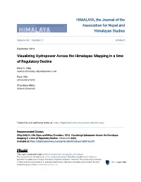 Visualizing Hydropower Across the Himalayas: Mapping in a Time of Regulatory Decline