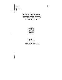 Annual Report •T DEPARTMENT of DIVISION of the TREASURY PENSIONS