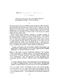 One Has to Put up with the Crude English Method of Development, of Course."—Marx on Darwin