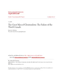 The Failure of the Third Crusade