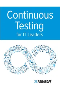 Continuous Testing Ebook.Pdf