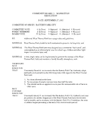 Manhattan Resolution Date: September 27, 2011