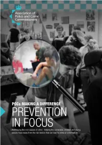 Prevention in Focus: Pccs Making a Difference