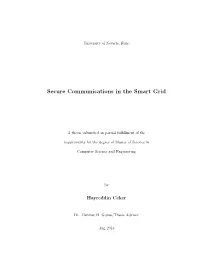 Secure Communications in the Smart Grid