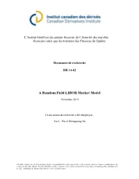 A Random Field LIBOR Market Model