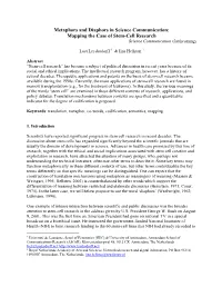 Stem-Cell Research Science Communication (Forthcoming)