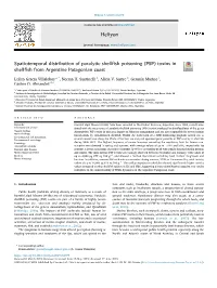 Toxins in Shellfish from Argentine Patagonian Coast