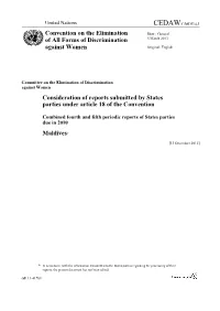 Cedaw/C/Mdv/4-5