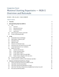 Overview and Rationale