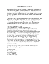 Summer Internship Information Recognizing the Importance Of