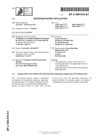 Compositions and Methods for Characterizing, Regulating, Diagnosing and Treating Cancer