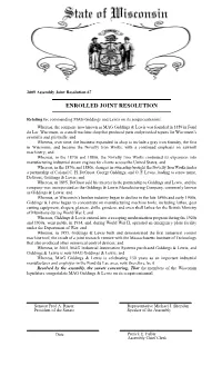 Enrolled Joint Resolution