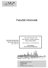 Fakultät Informatik