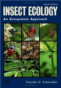 Insect Ecology-An Ecosystem Approach