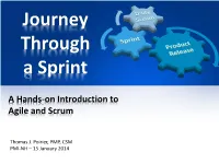 Journey Through a Sprint