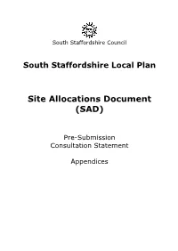 Site Allocations Document (SAD)