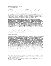 WSM Tower Transmission Complex Text by Carroll Van West