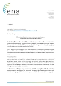 Infracomm Strategy Submission July 2021