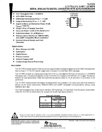 Texas Instruments TMS320 Dsps and (Q)SPI Compatible Microcontrollers Without Using Additional Glue Logic
