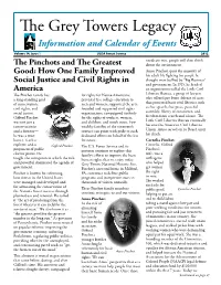 The Grey Towers Legacy Information and Calendar of Events